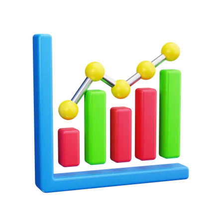 Histogram  3D Icon