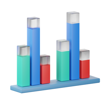 Histogram  3D Icon