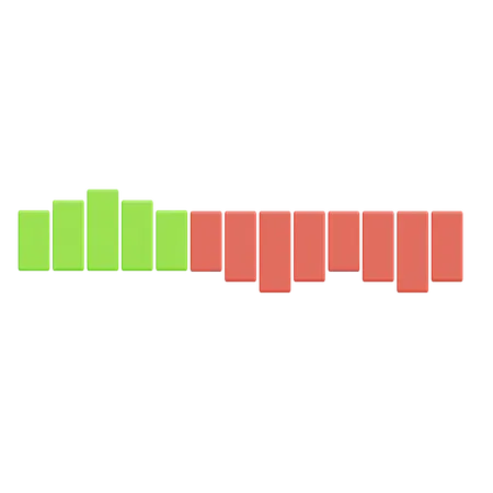 Histograma macd  3D Icon