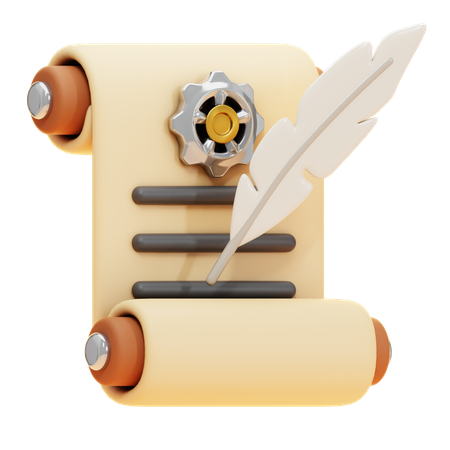 História  3D Icon