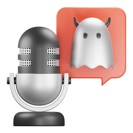 Podcast de historia de fantasmas  3D Icon