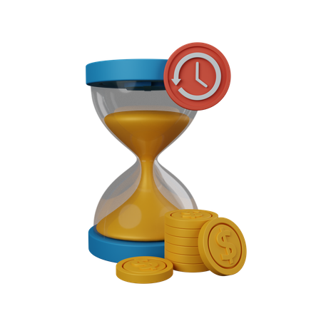 Historia financiera  3D Icon