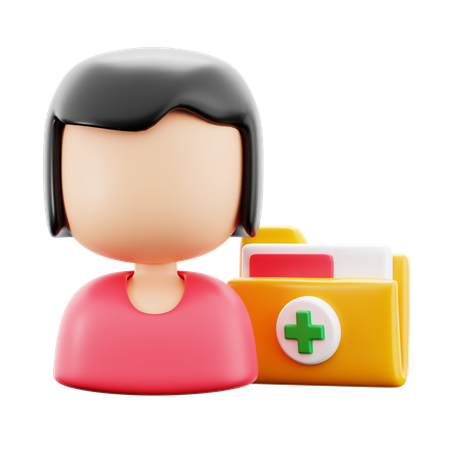 Historial medico del paciente  3D Icon