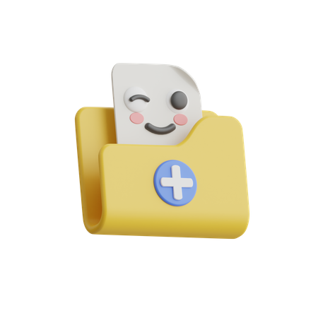 Historial médico  3D Icon