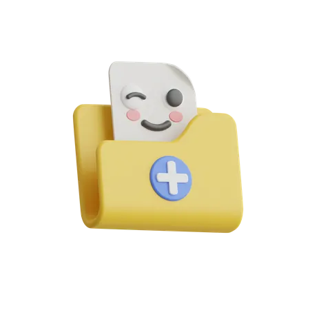 Historial médico  3D Icon