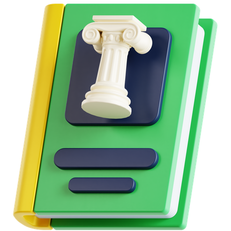 Historical Book  3D Icon