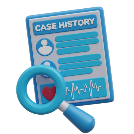 Histórico de caso médico  3D Icon