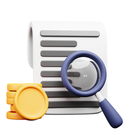 Histórico de transações  3D Icon