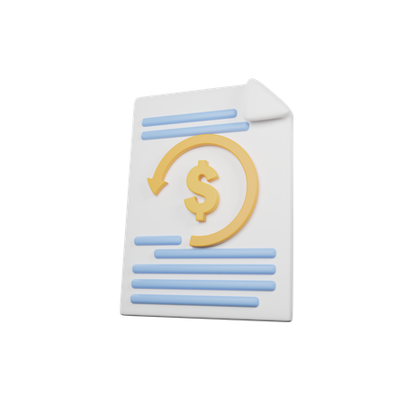 Histórico de transações  3D Icon