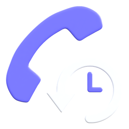 Historique des appels  3D Icon