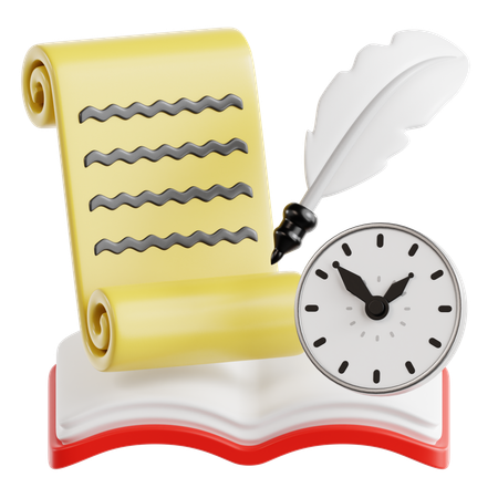 History  3D Icon