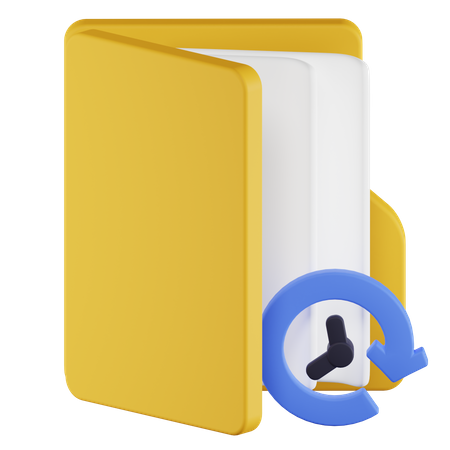 History folder  3D Icon