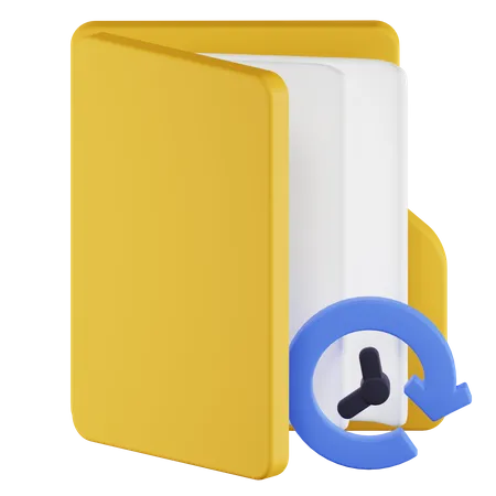 History folder  3D Icon