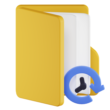 History folder  3D Icon