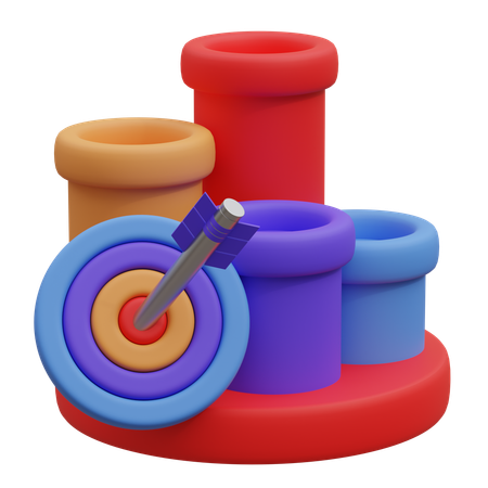 Hito de éxito  3D Icon