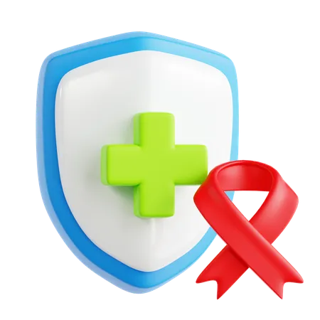 HIV-Band  3D Icon