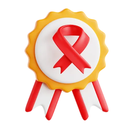 HIV リボン  3D Icon