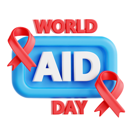 Hiv Ribbon  3D Icon