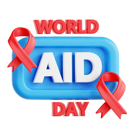 Hiv Ribbon  3D Icon