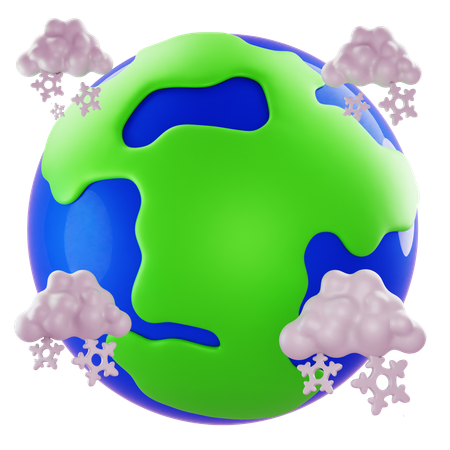 Hiver  3D Icon