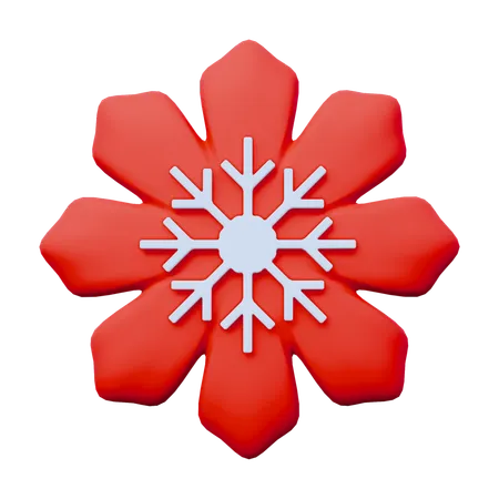 Neige de l'hiver  3D Icon