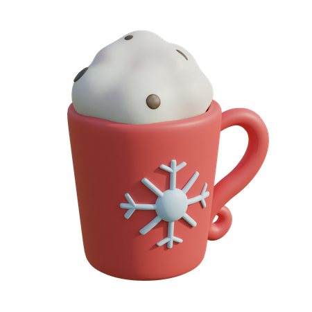 Neige de l'hiver  3D Illustration