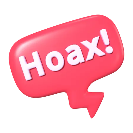 This Is Hoax 3 D Render Illustration Icon It Comes As A High Resolution PNG File Isolated On A Transparent Background The Available 3 D Model File Formats Include BLEND OBJ FBX And GLTF 3D Icon