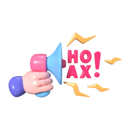 This Is Hoax 3 D Render Illustration Icon It Comes As A High Resolution PNG File Isolated On A Transparent Background The Available 3 D Model File Formats Include BLEND OBJ FBX And GLTF 3D Icon