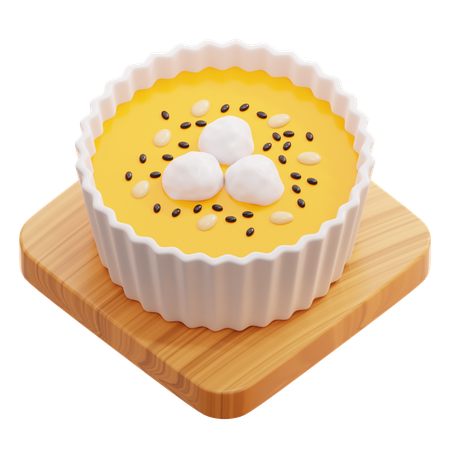 Hobakjuk  3D Icon