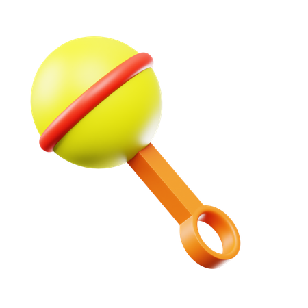 Hochet de bébé  3D Icon