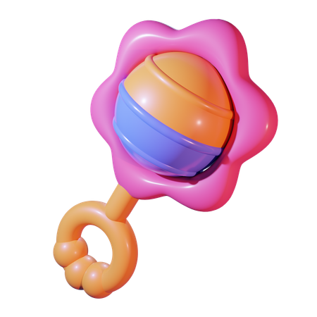 Jouets hochet  3D Icon