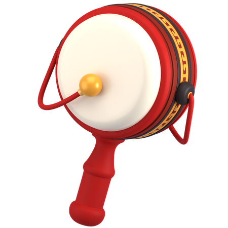 Tambour à hochet  3D Icon