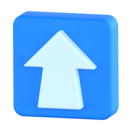 Hochladen  3D Icon