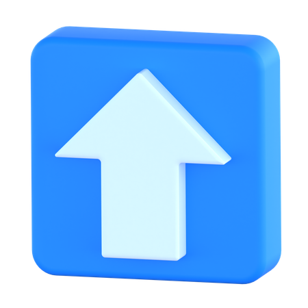 Hochladen  3D Icon