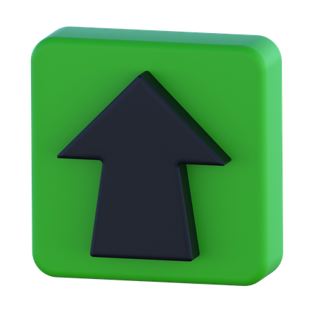 Hochladen  3D Icon