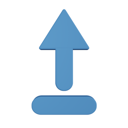 Hochladen  3D Icon