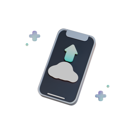 Hochladen  3D Icon