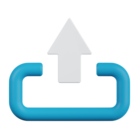 Hochladen  3D Icon