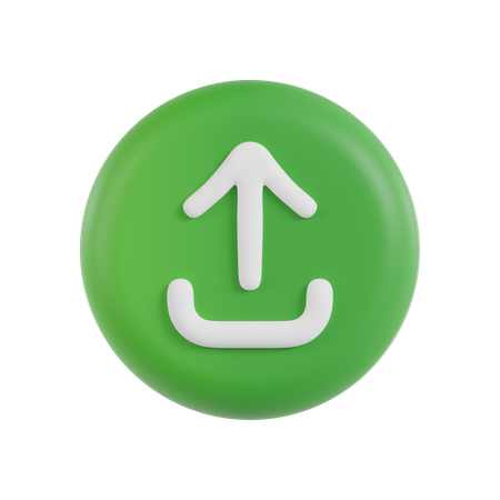 Hochladen  3D Icon