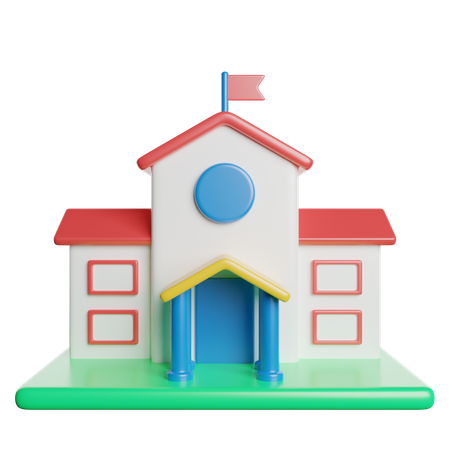 Hochschule  3D Icon