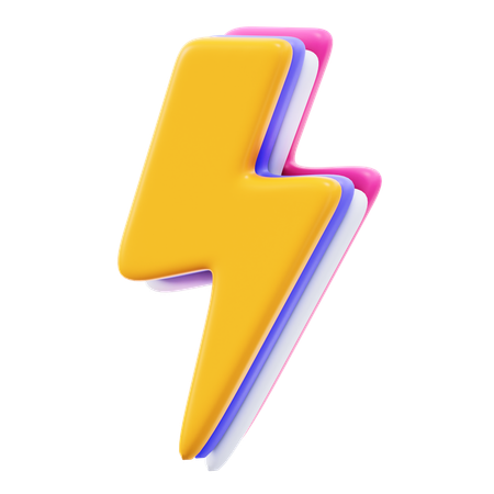 Hochspannung  3D Icon