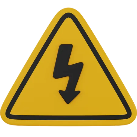 Hochspannungsstrom  3D Icon