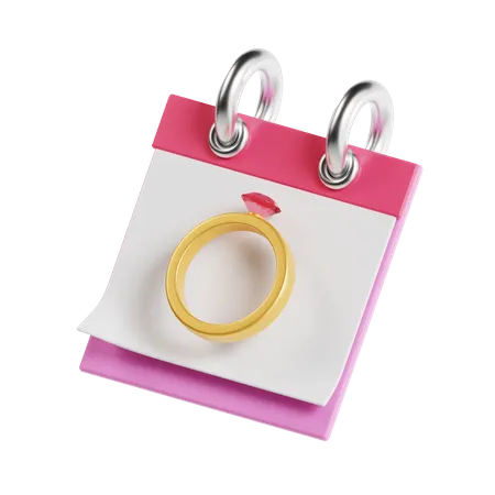 Hochzeitsdatum  3D Icon