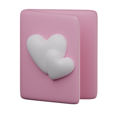 Hochzeitseinladungskarte  3D Icon