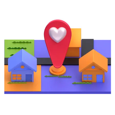 Hochzeitslocation  3D Icon