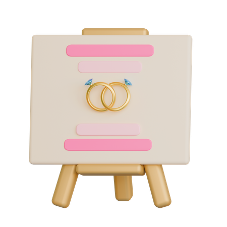 Hochzeitstafel  3D Icon