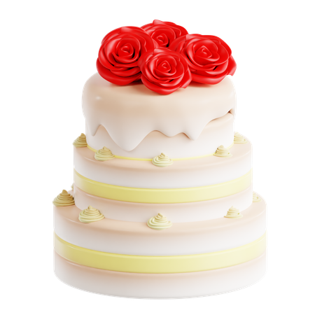 Hochzeitstorte  3D Icon