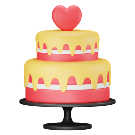 Hochzeitstorte  3D Icon