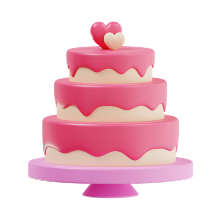 Hochzeitstorte  3D Icon