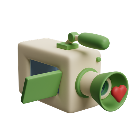 Hochzeitsvideokamera  3D Icon